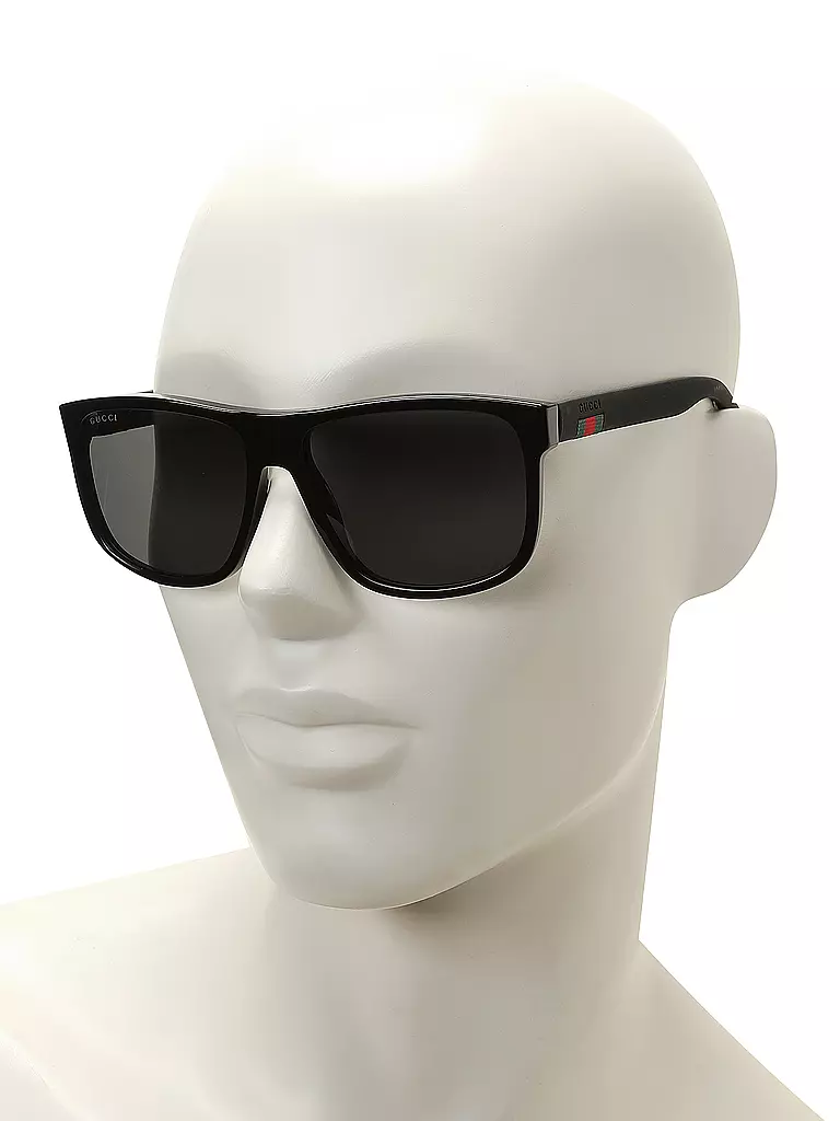 GUCCI Sonnenbrille GG0010S schwarz