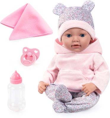 Bayer Design Reborn Baby Dukke med Tilbehør Bamse 38 cm
