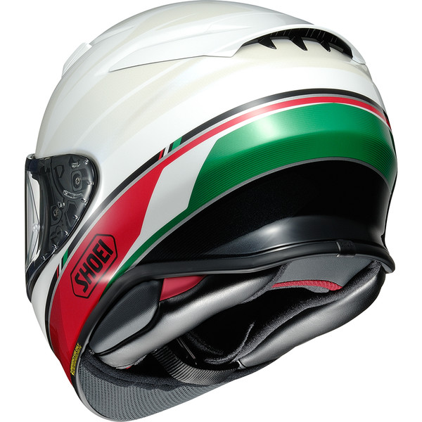 Shoei - Casque NXR2 Nocturne TC-4 / Blanc / Rouge / Vert