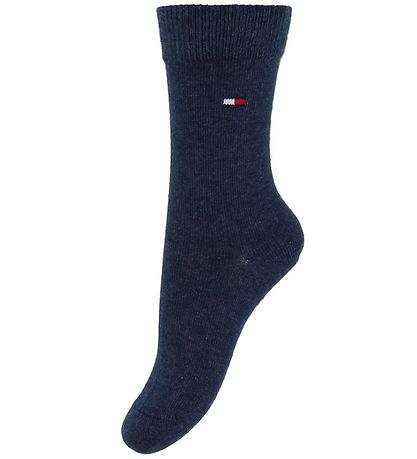 Tommy Hilfiger Socken - 2er-Pack - Basic - Blau Meliert/Navy