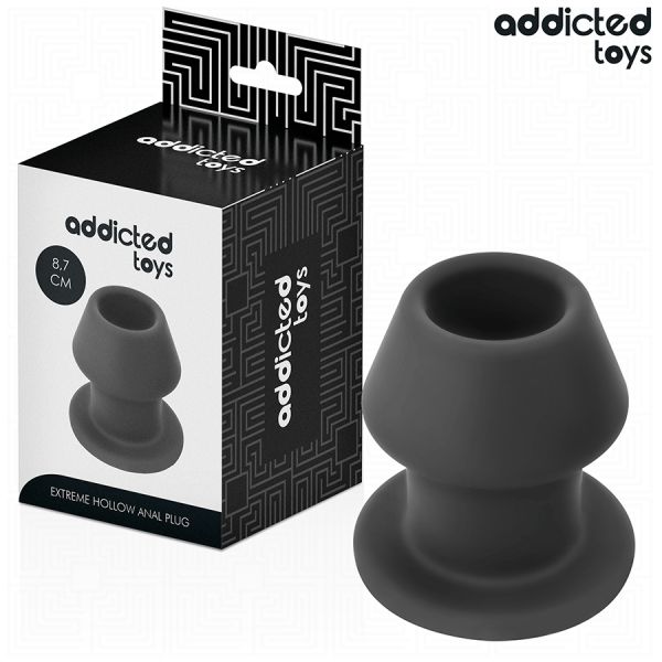 Addicted Toys Plug Anal Extremo Oco Tamanho M 8,7 cm