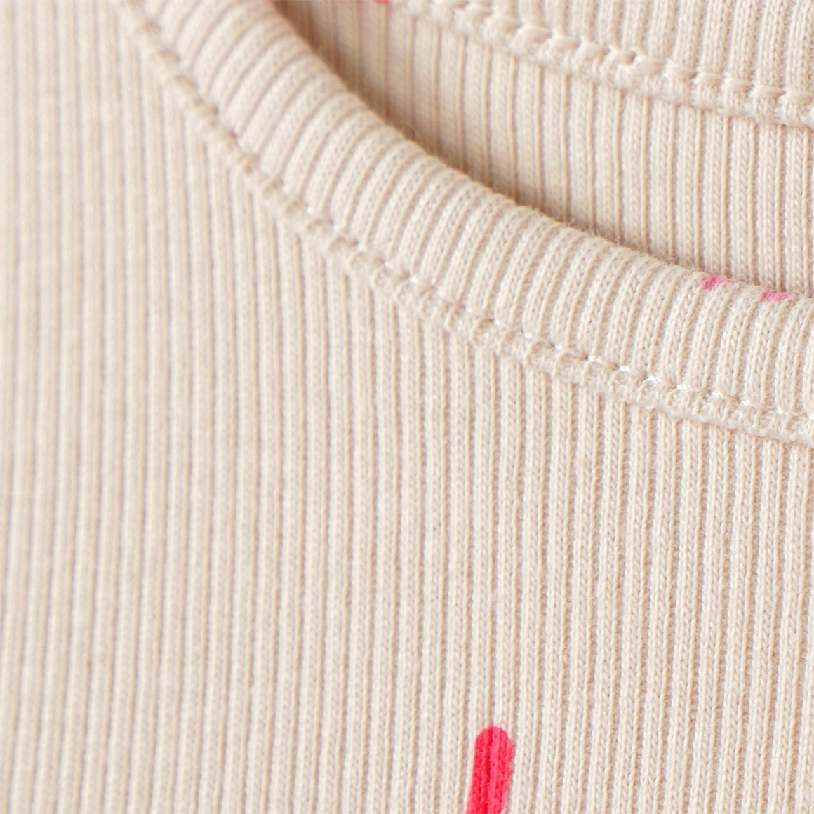 Topolino Mädchen Langarmshirt mit Allover Muster beige / pink