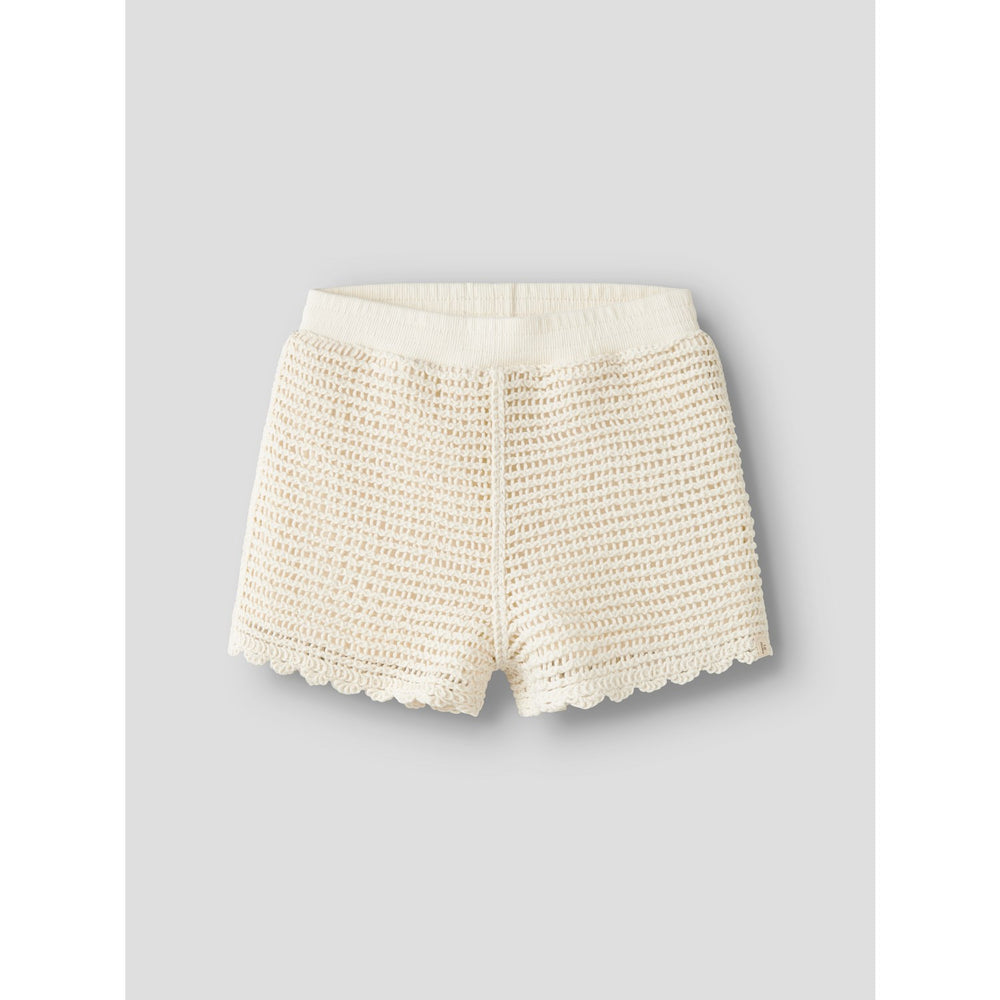 Køb Lil'Atelier Coconut Milk Nmfflora Strik Shorts Lil