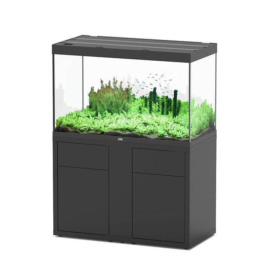 Aquarium et Meuble Sublime Led 2.0 Noir L.120x P.60x H.70 cm