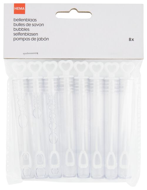 8 tubes de bulles de savon 36 ml à distribuer