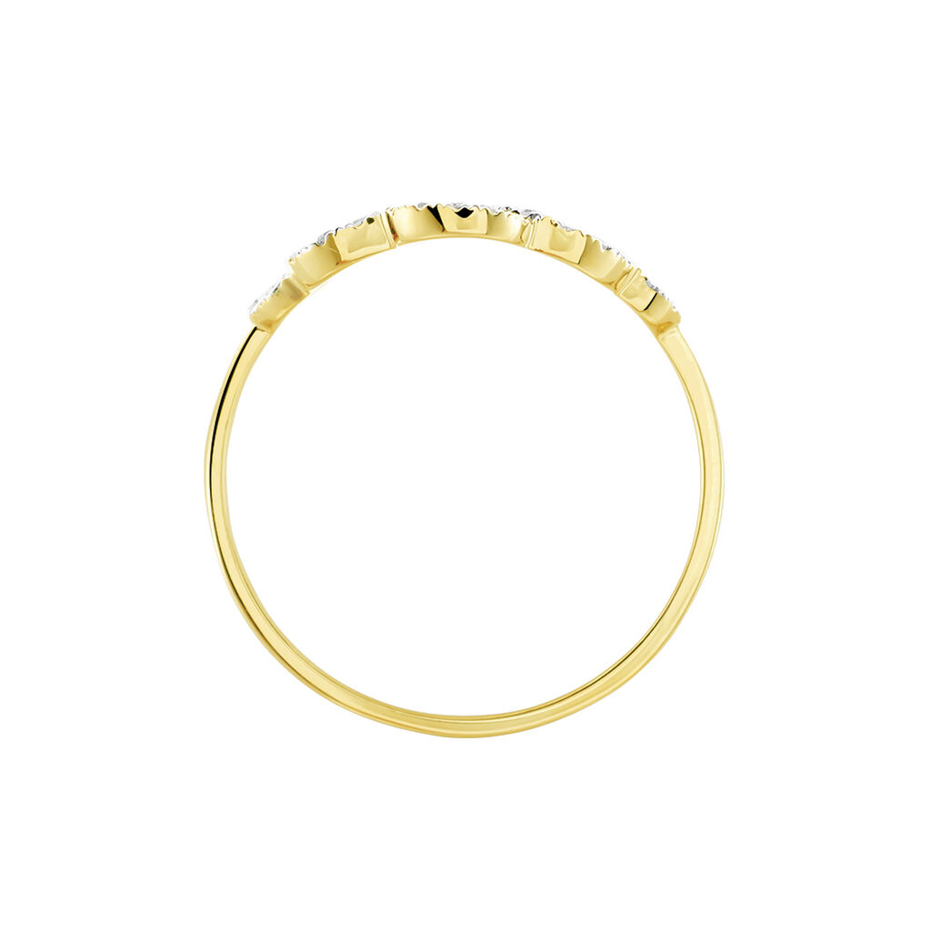 Bague Marie-christel Or Jaune Diamant