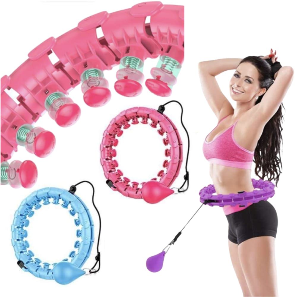 Sport-Knight® Smart Hula Hoop Maschine Lila inkl. Buch