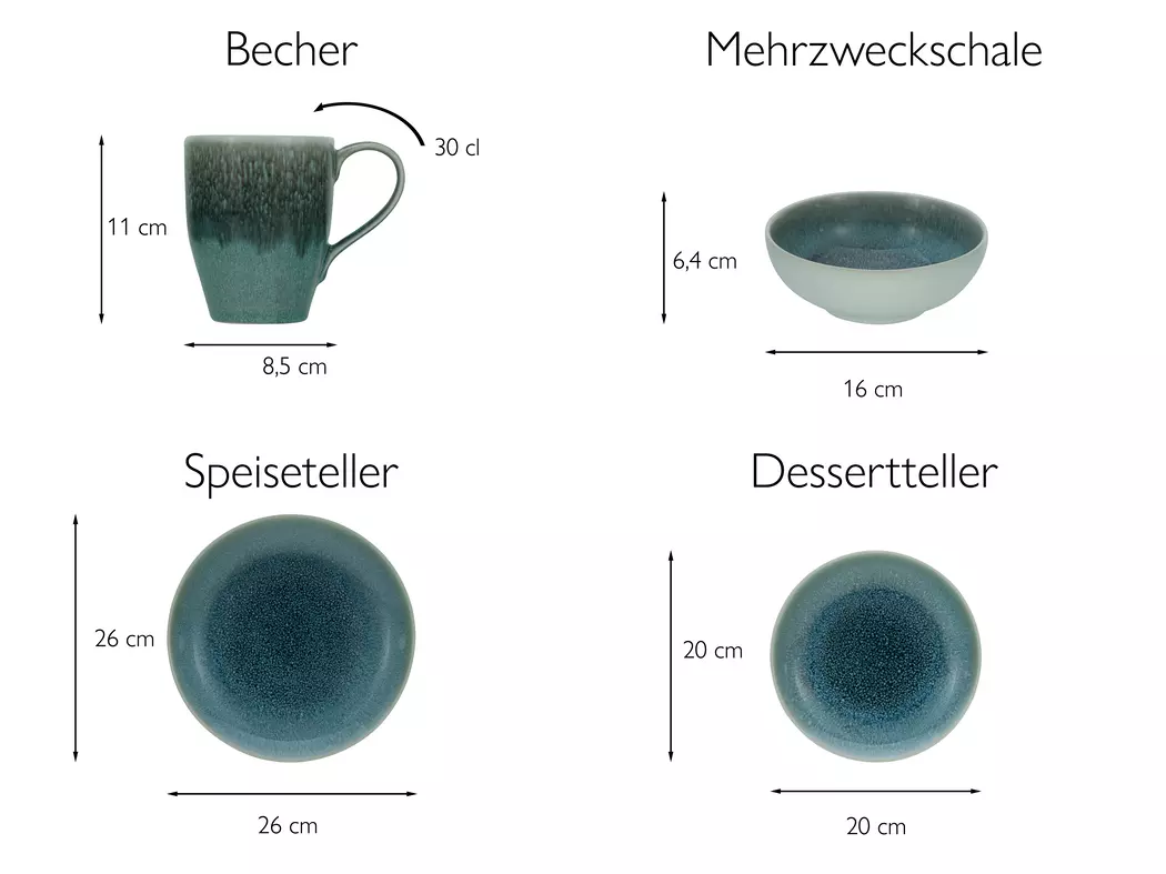 Frühstücksteller Caldera Ø 21 cm