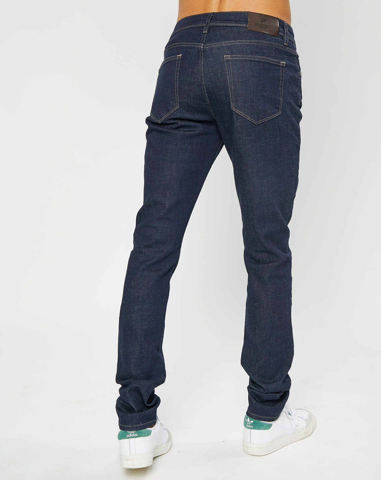 Hackett London Jean Slim bleu brut