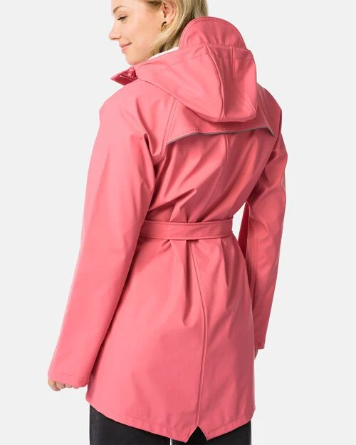 imperméable femme rose