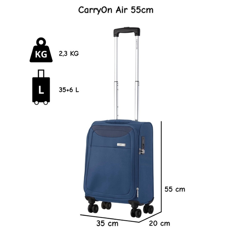 CarryOn Air 55 cm handbagage koffer - Blue