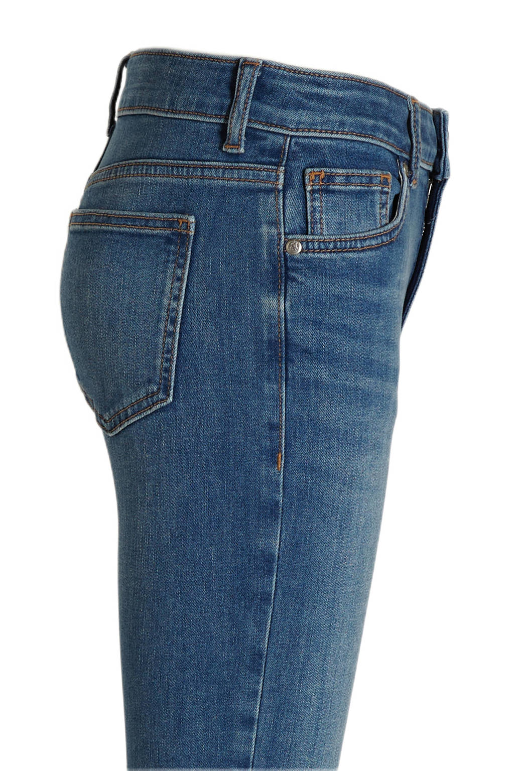 anytime slim fit jeans blauw