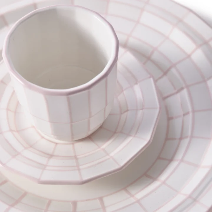 Pols Potten - Digi Espressotasse, hellrosa (2er-Set)