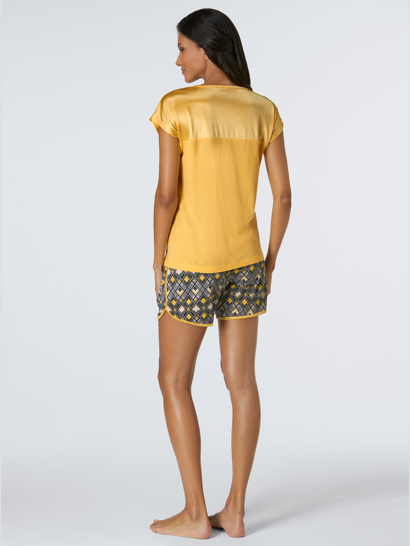 Pyjama court jersey fin