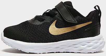 Nike revolution 6 sneakers zwart goud kinderen
