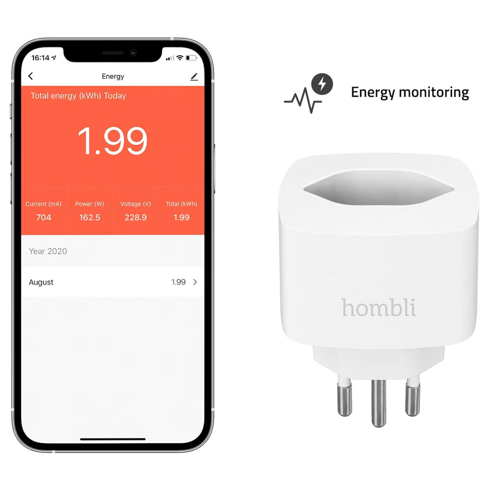 (3er Set) Smart Swiss Socket WLAN-Steckdose Schweiz 3-polig CH für Sprach   App Steuerung Smart Home für iOS / Android (HBPP-0204) - Weiss