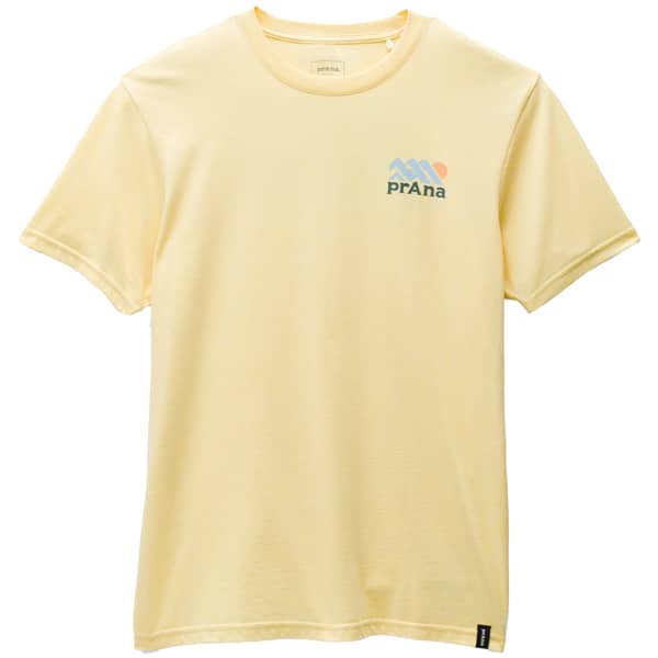 T-shirt PRANA GRAPHIC SS TEE MAIZE HEATHER RANGE
