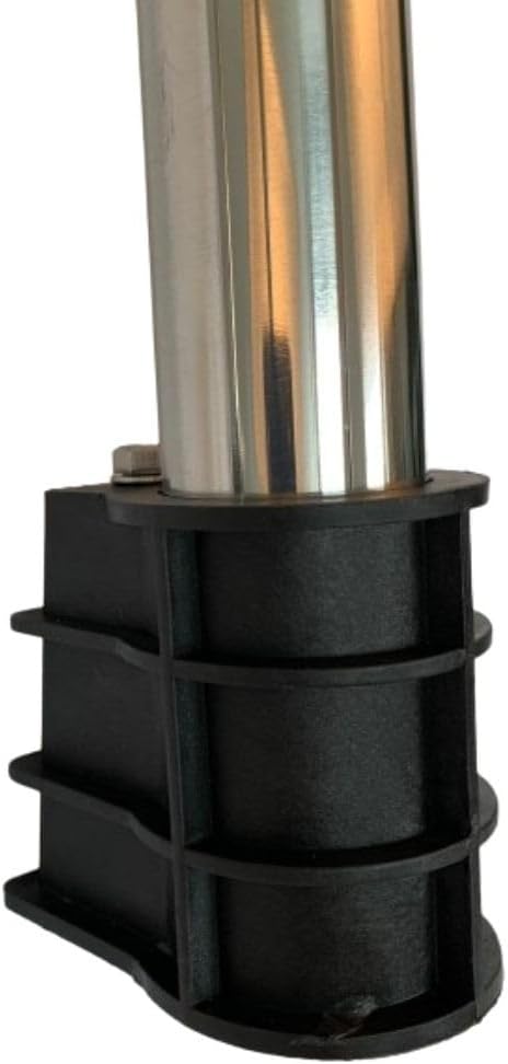 EVOLUTION 3W Einbauleiter weit 3-stufig V2A Edelstahl Pool Handlauf