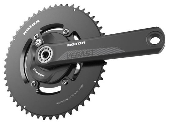 Pédalier Capteur de Puissance Rotor INspider Vegast Aero Rond 52 - 36 Dents - Produit Reconditionné