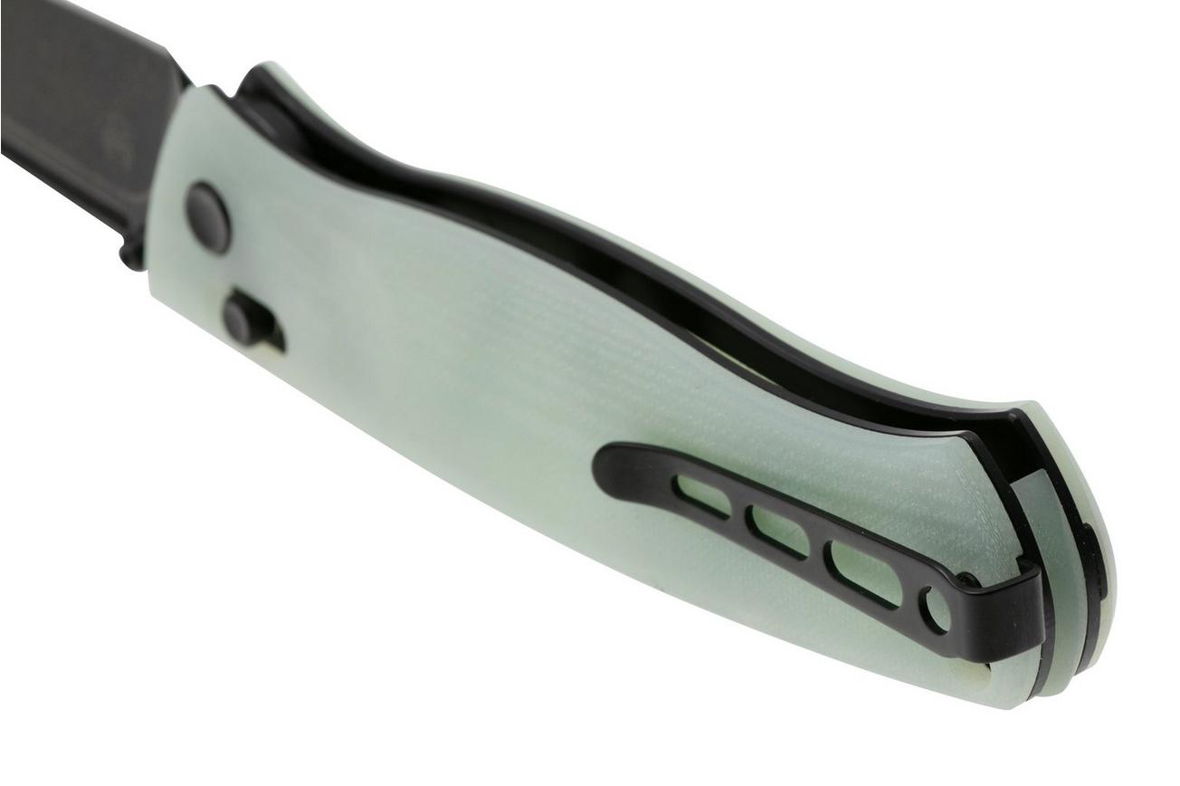 Real Steel Pathfinder FFG 7851NB, Blackwash, Natural G10 zakmes, Ivan D. Braginets design
