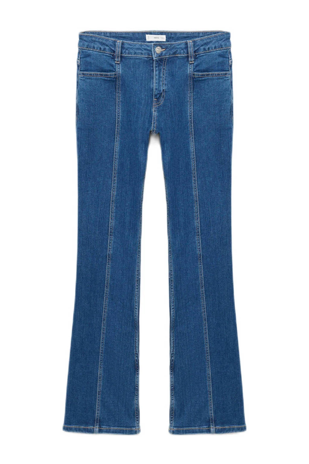 MANGO TEEN flared jeans medium blue denim