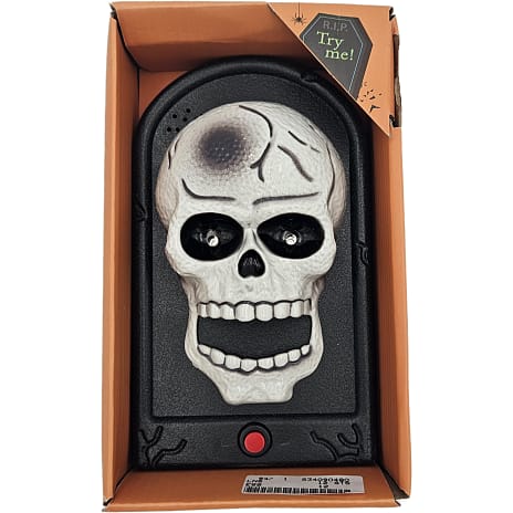 Halloween dørklokke 20 cm - flere varianter - assorteret