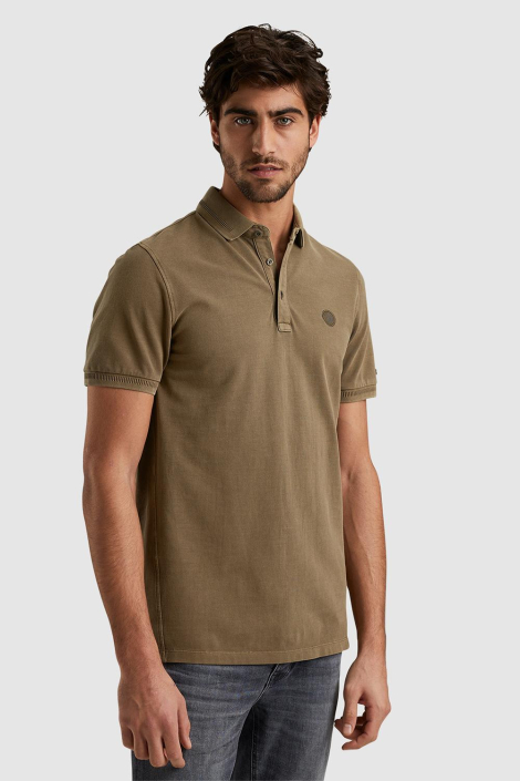 Cast Iron groene heren polo