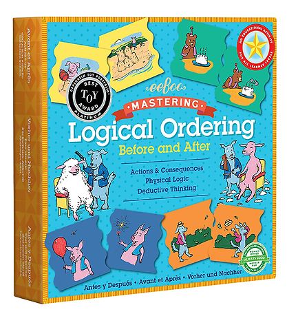 Eeboo Puzzlespiel - Spielen und Lernen - Vorher und Nachher