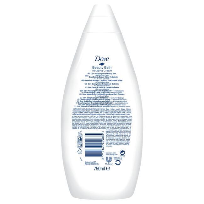 Dove Indulging Cream Badcrème 720 ML