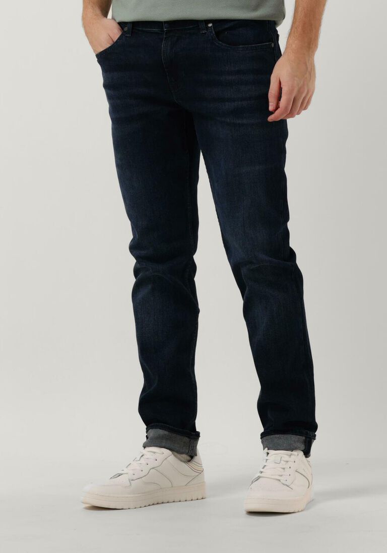 7 FOR ALL MANKIND blauwe 7 for all mankind slim fit jeans slimmy tapered luxe performanc