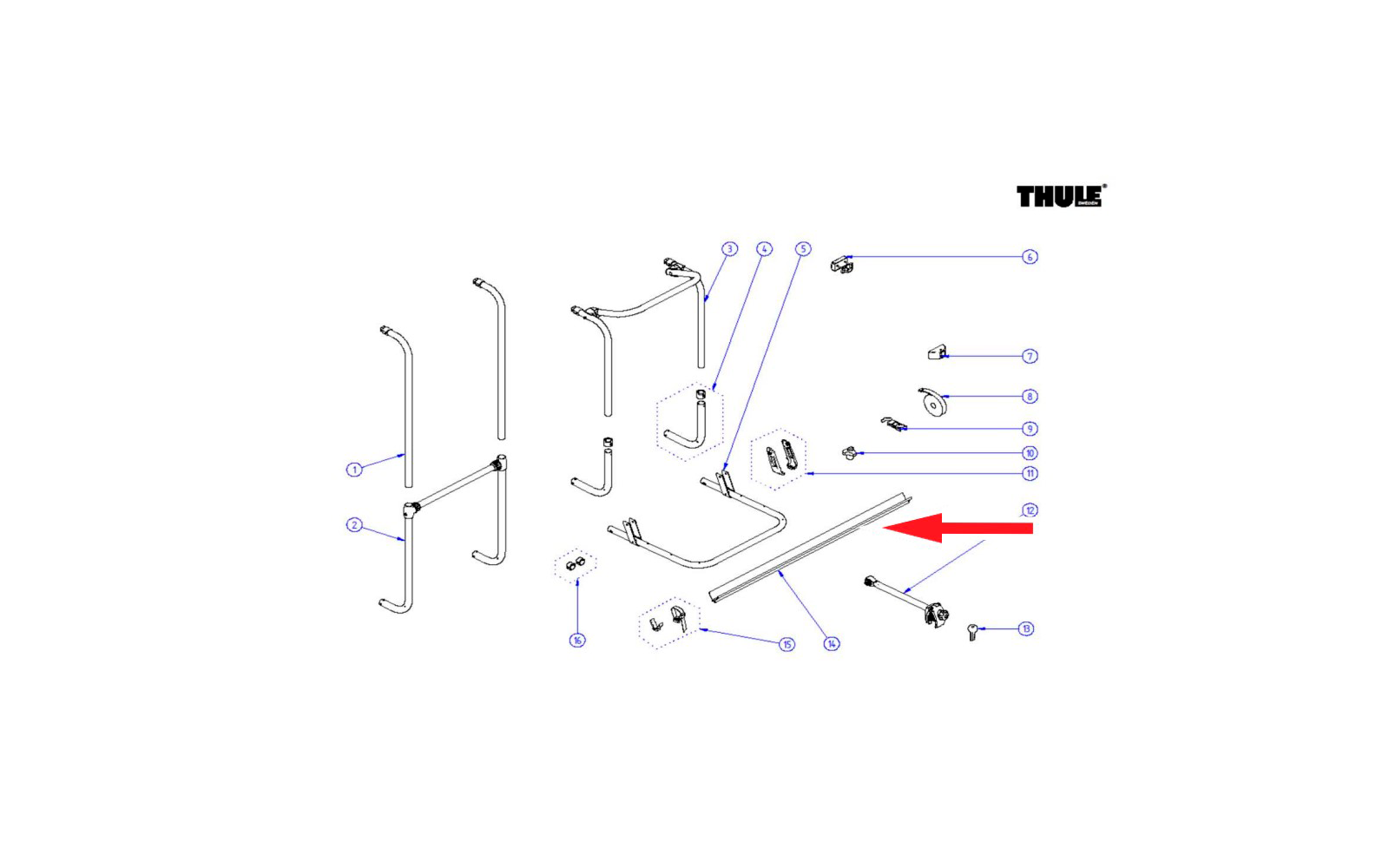 Thule Y-Schiene G2