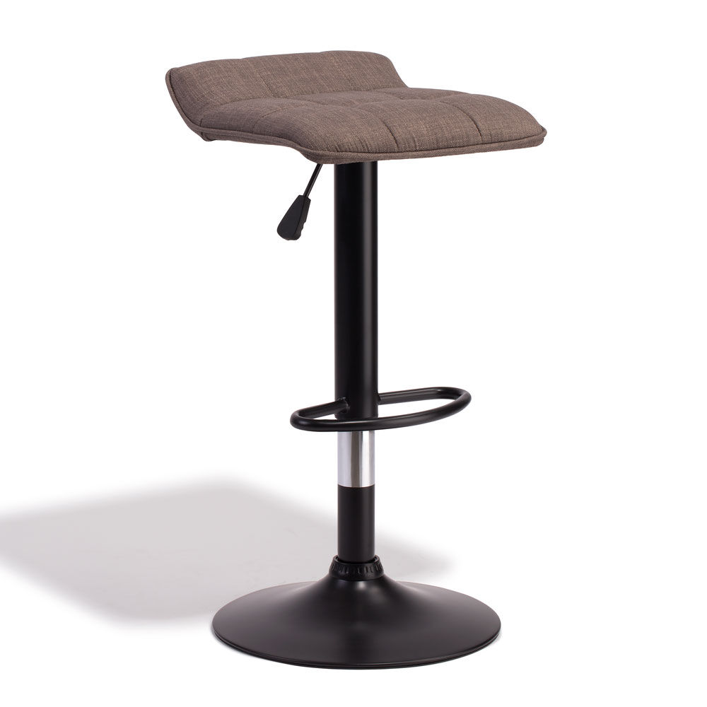 Tabouret de bar rotatif 360° Majestik gris