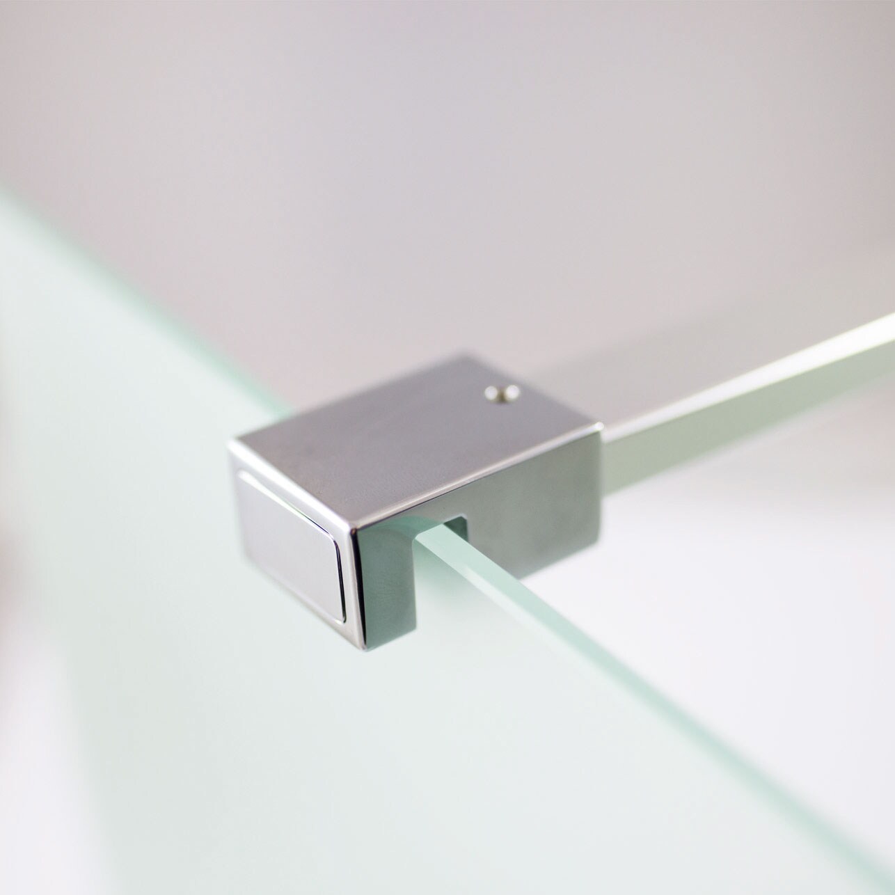 Breuer Panorama Seitenwand alu chromeffekt Klarglas inkl. CER teilgerahmt 900 für Drehtür+FT Typ 3384/3385