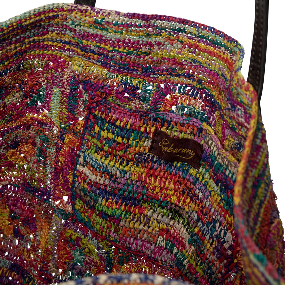 Rabarany  Malette Karo XXL taske - Multicolor