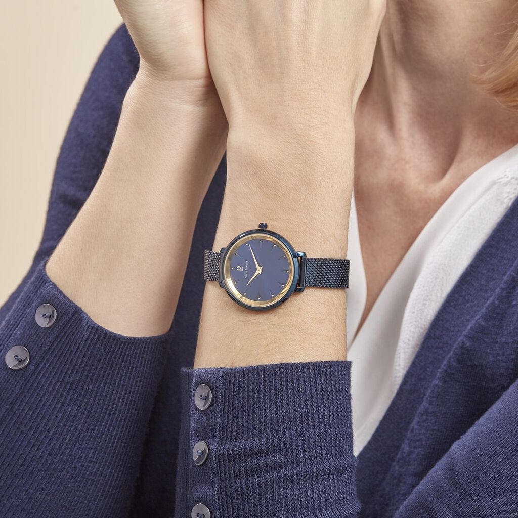 Montre Pierre Lannier Asteroide Bleu