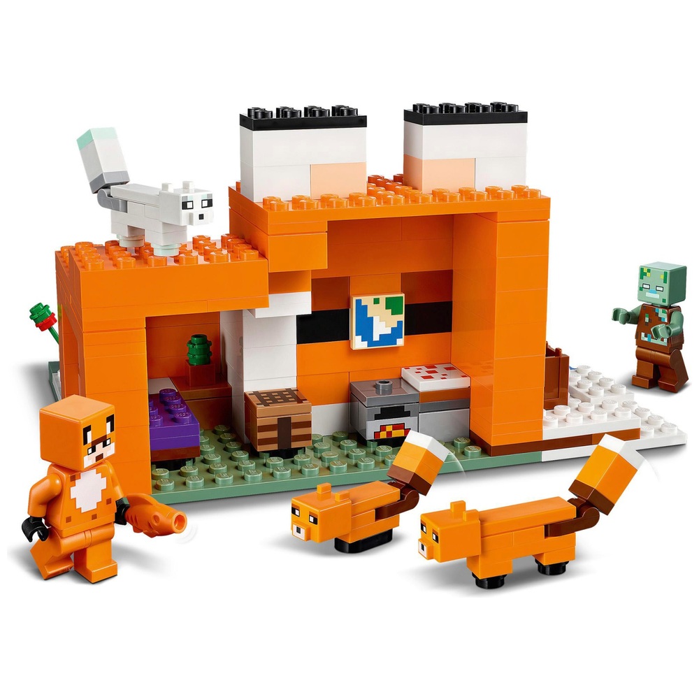 LEGO Minecraft 21178 Das Fuchshaus-Tierspielzeug