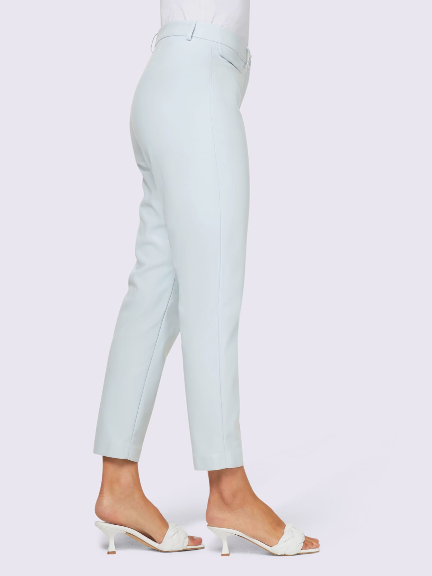 Pantalon en imitation cuir qualité lisse tendance