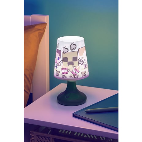 Minecraft natlampe - grøn