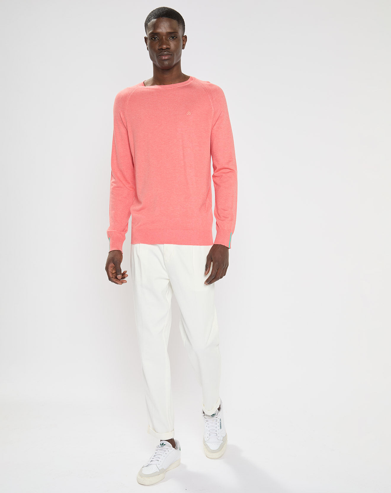 Scotch & Soda Pantalon chino Pince léger blanc