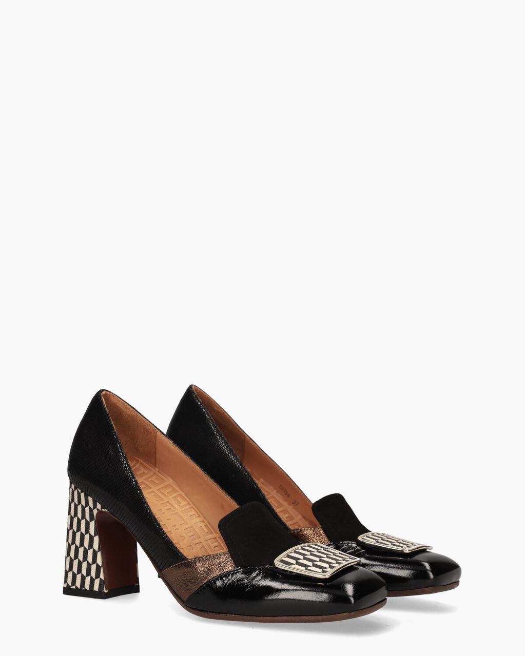 Chie Mihara Ohico Zwart/Multicolor Damesloafers