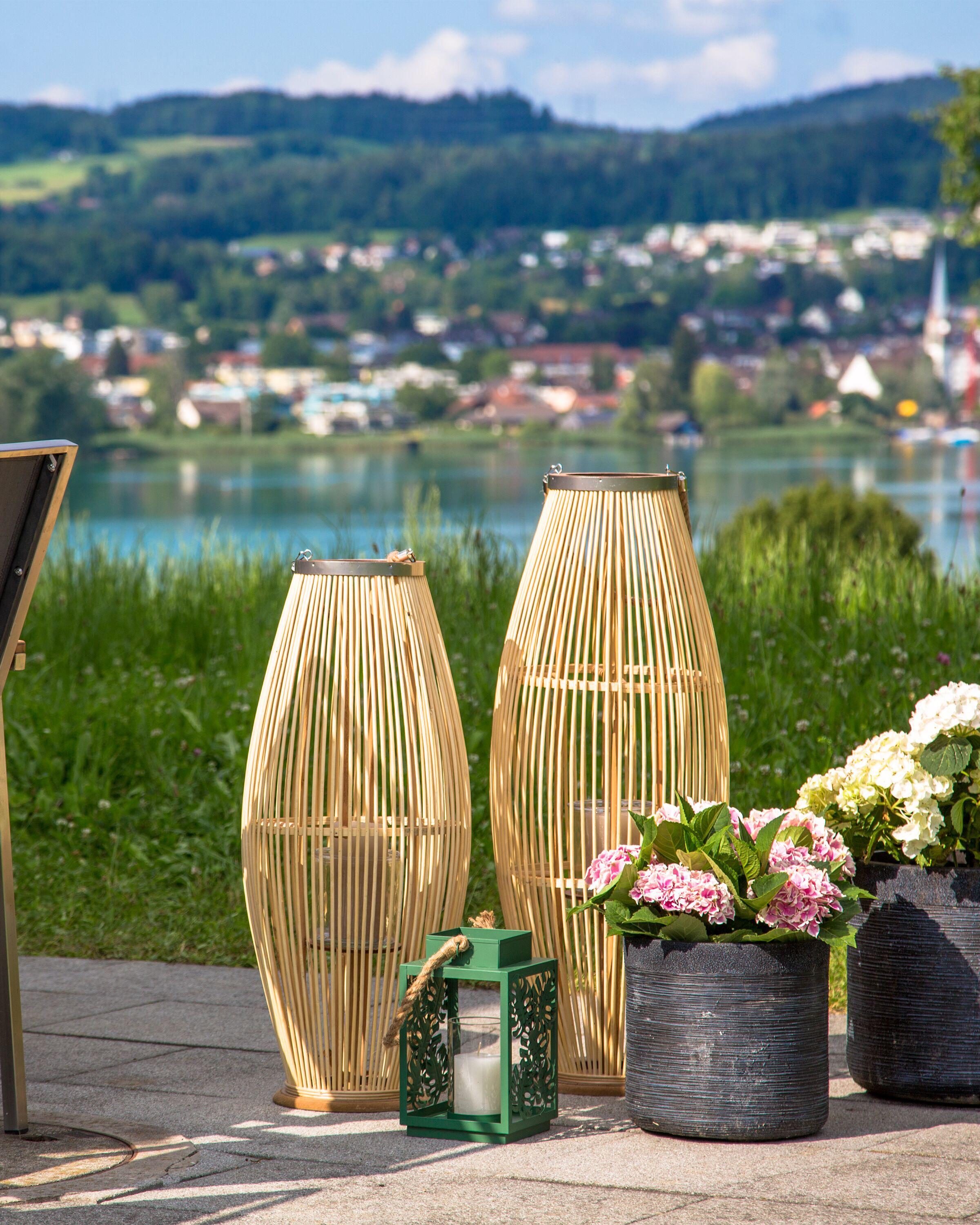 Lantaarn TAHITI Bamboehout 72 cm Natuurlijk