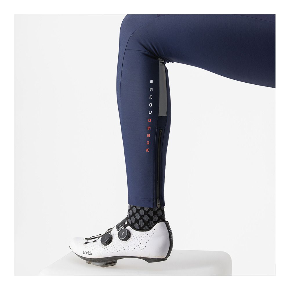 Castelli SORPASSO ROS - Collant À bretelles Femme belgian blue/silver reflex