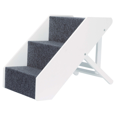 Trixie Heimtiertreppe, höhenverstellbar, 40x67cm weiss