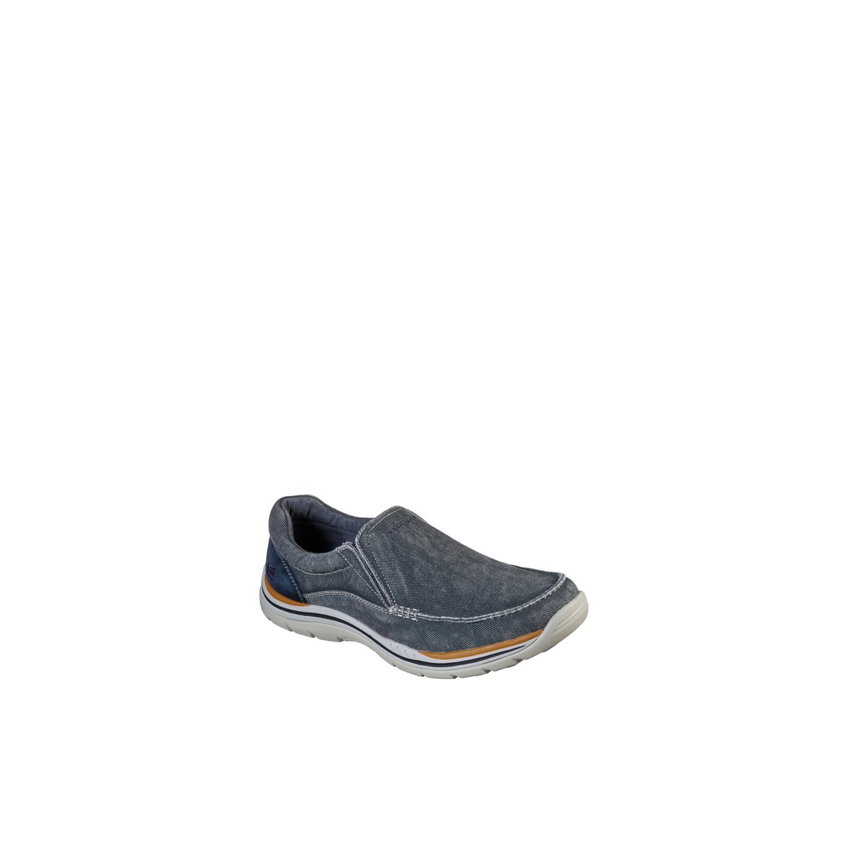 2X les points-Expctd_avllo-Mocassins décontractés à enfiler - Talon plat - Bleu