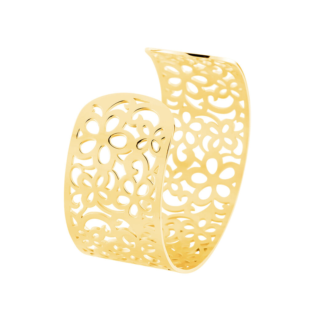 Bracelet Manchette Brenda Acier Jaune