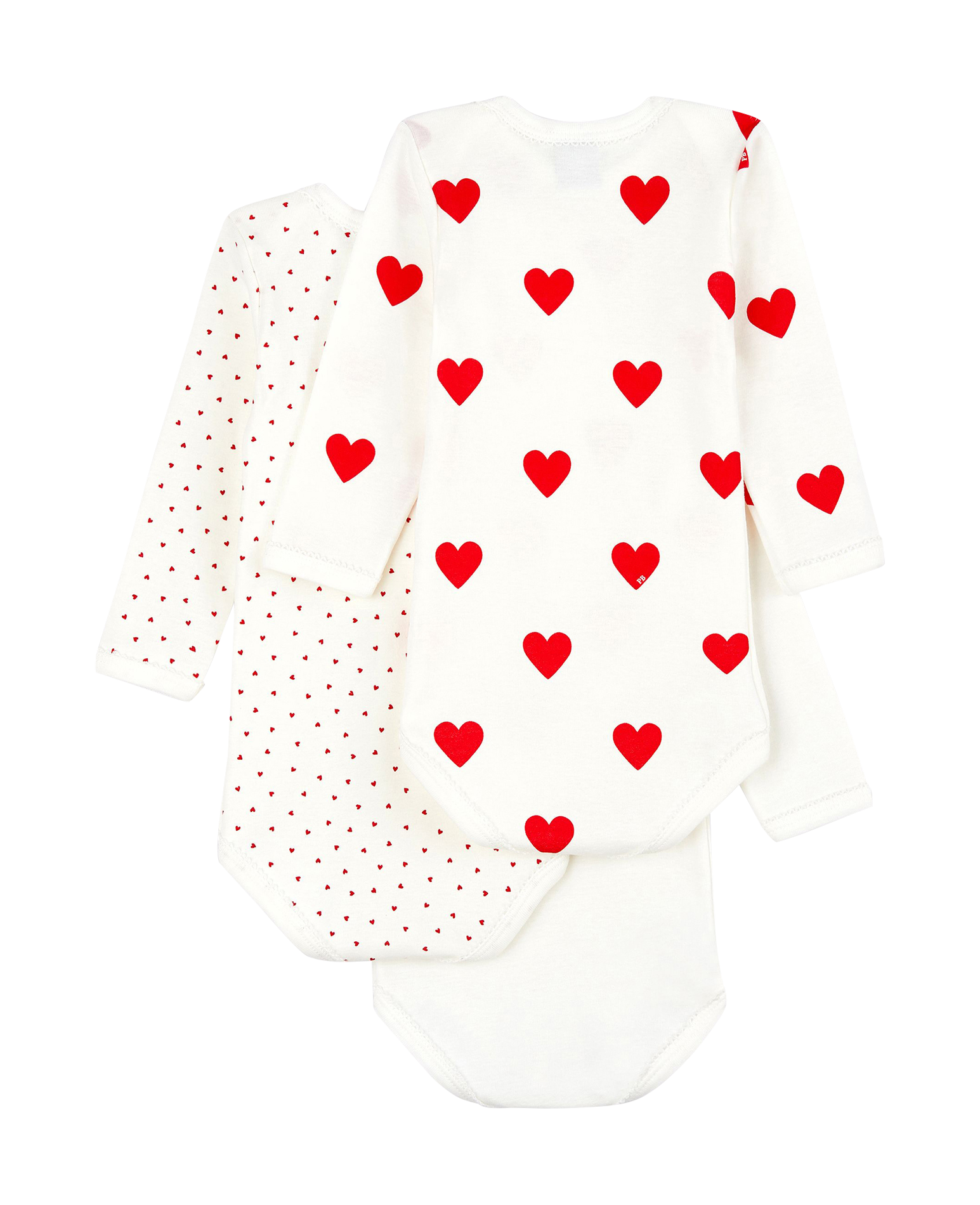 Lot de 3 bodies manches longues en coton | Multicolore