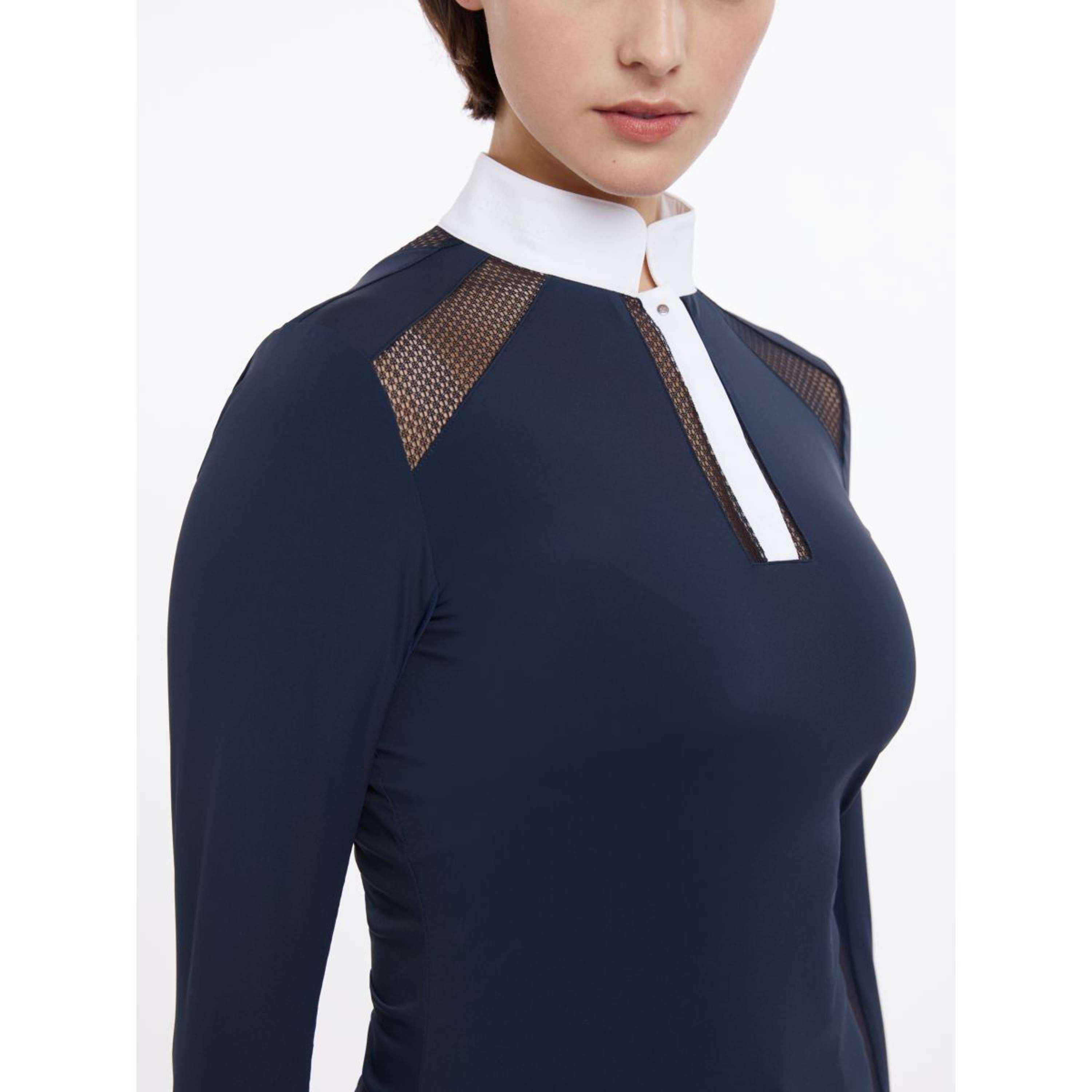 LeMieux Wedstrijdshirt Camille Lange Mouwen Navy