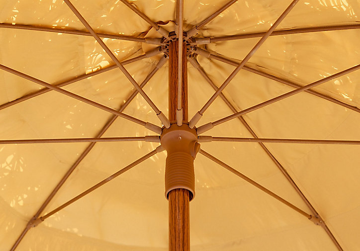 Parasol raphia en acier Diamètre 200 x H.134 cm Tendance et création