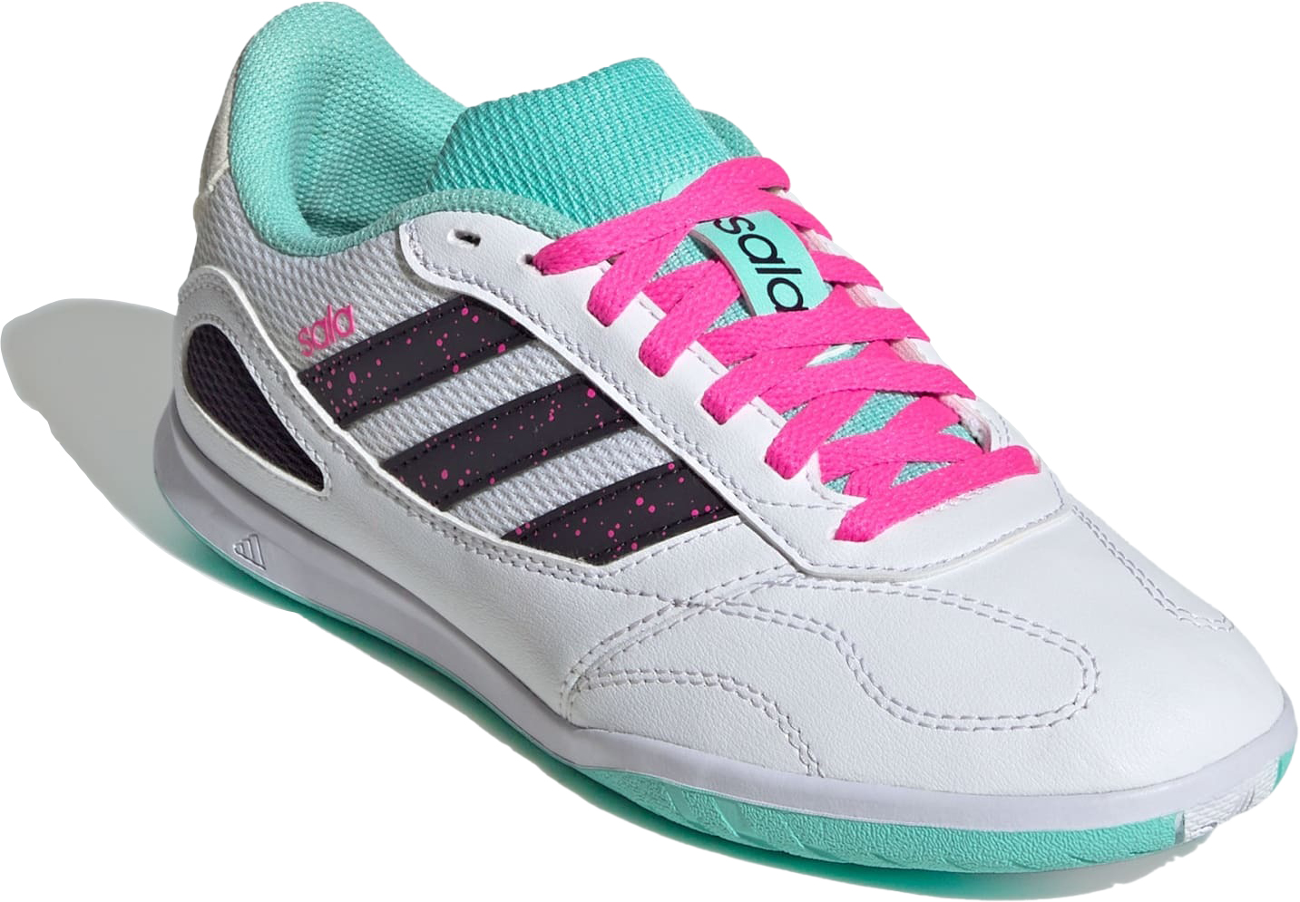 Super Sala Competition 3 Junior Cloud White/Aurora Black/Flash Aqua