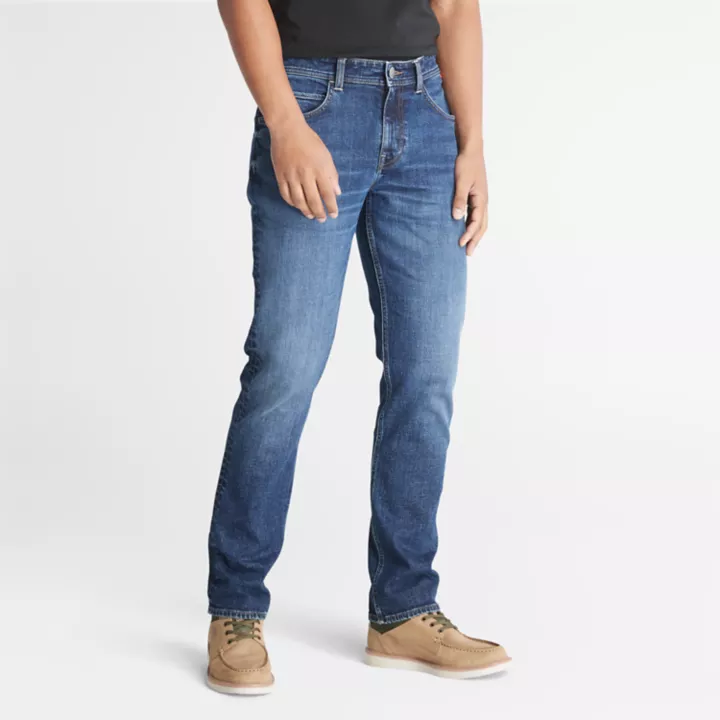 Jean stretch Core pour homme en bleu marine